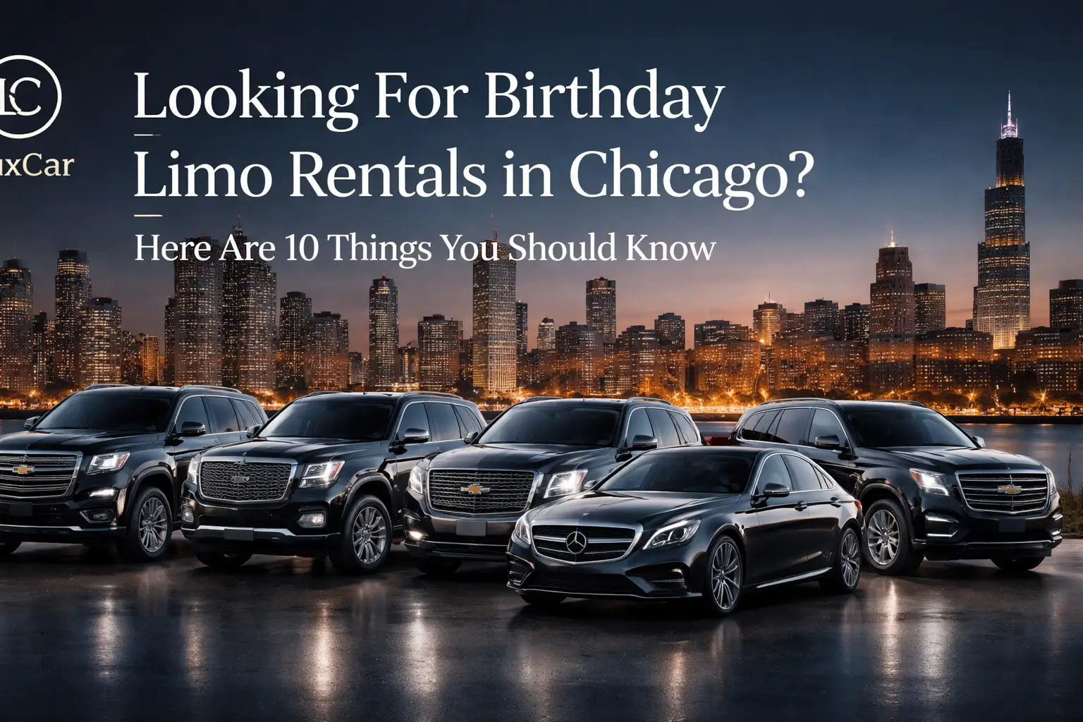 Looking For Birthday Limo Rentals in Chicago? Here Are 10 Things You Should Know
